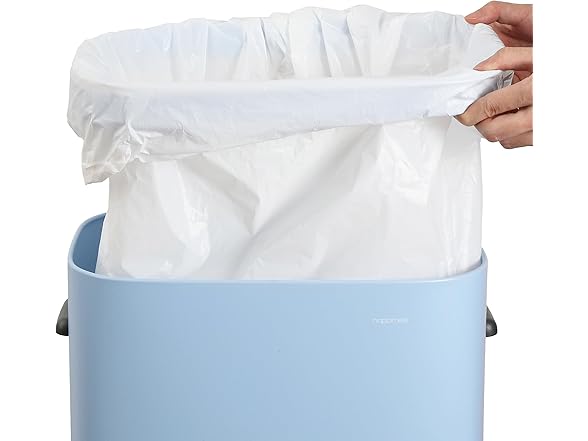 happimess Tammi Kitchen 14.5-Gallon Slim Metal  Trash Can