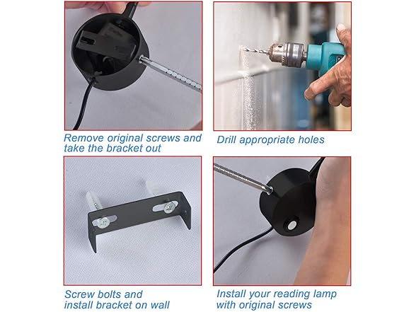 2 Pack Dimmable Bedside Reading Light
