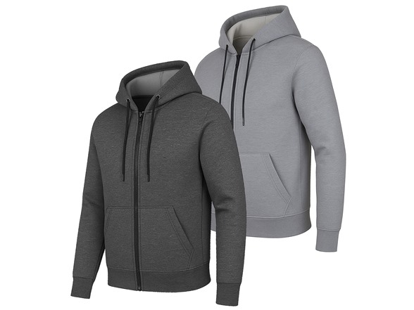 Charcoal & Heather Grey