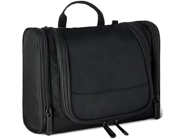 $8.99 Amazon Essentials Spacious Toiletry Bag dealfomo