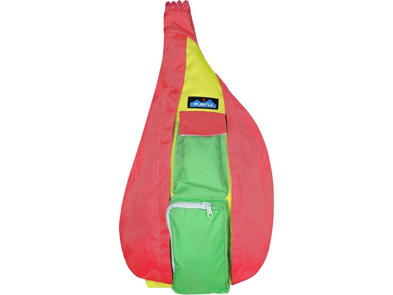 KAVU Original Rope Sling Bag with Adjustable Rope Shoulder Strap - Carnival