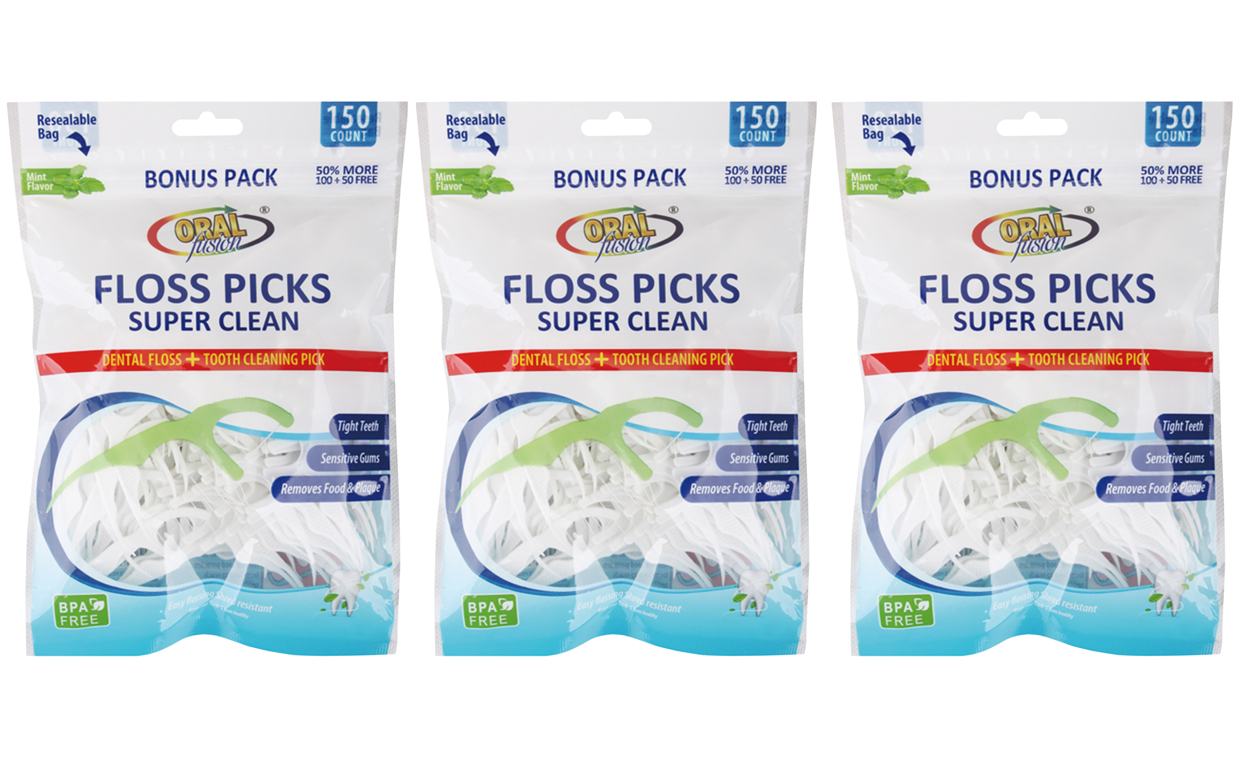 Multi Pack Super Clean Floss Picks - Gallery 12