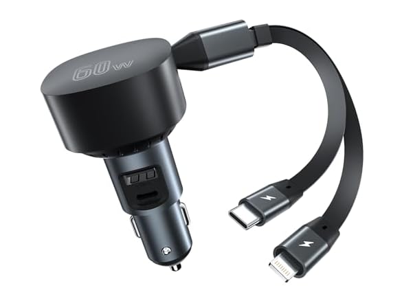 Flaviao Retractable Car Charger