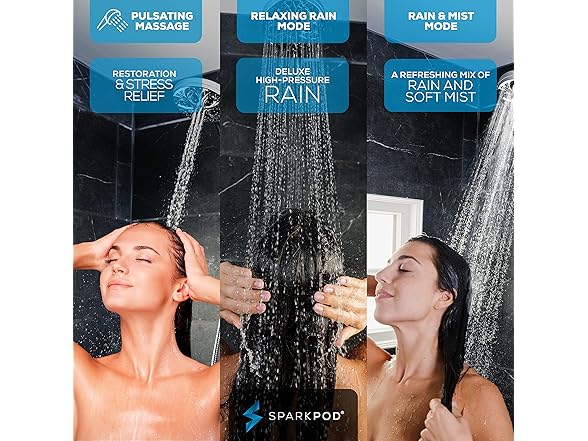 5" Round 23-Stage Filter Shower Head