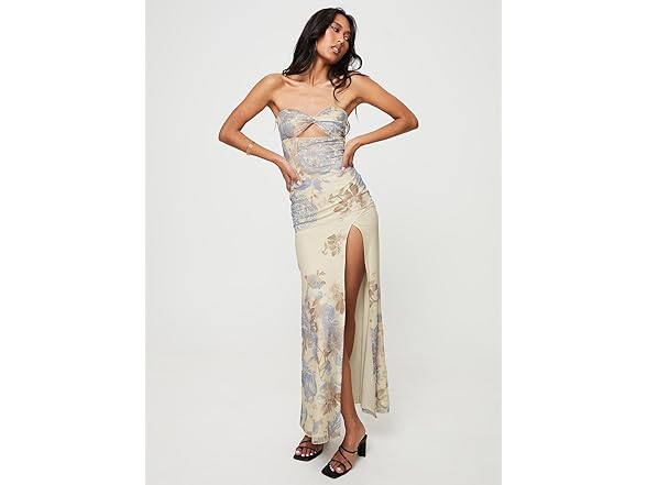 Princess Polly Multi Strapless Maxi Dress