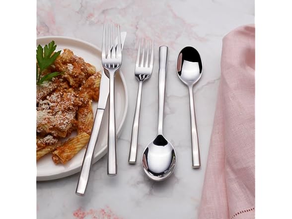 Towle Living April 18.0 Forged 20 Piece Stainless Steel Flatware Set