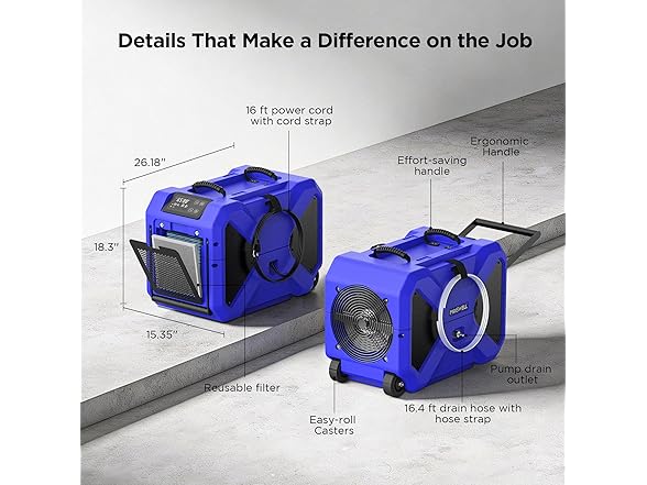Moiswell 190 Pints LGR commercial dehumidifier