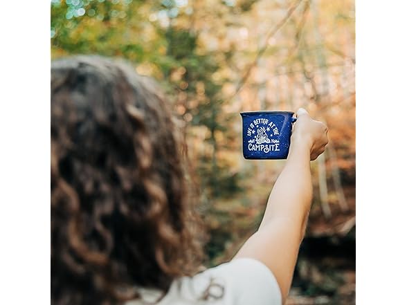 Camco Life is Better at The Campsite 4PK Mugs