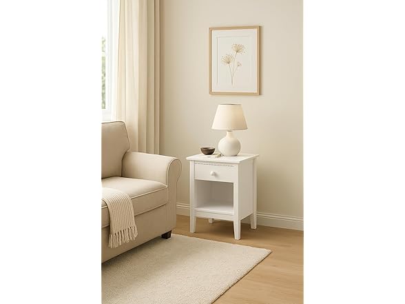 Jela Easy Pieces Soild Wood One Drawer Nightstand