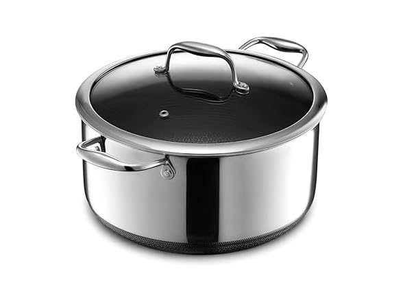 Hexclad 8QT Hybrid Stock Pot with Lid