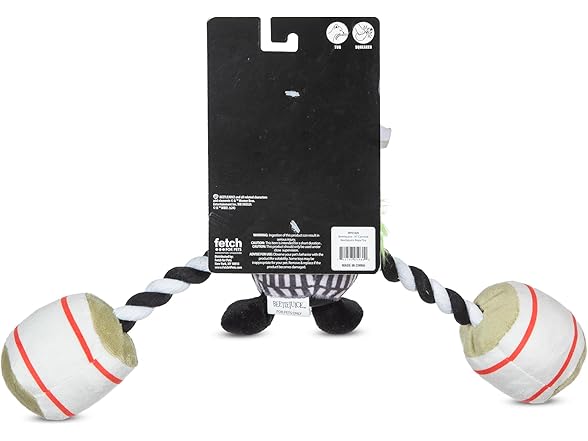 BEETLEJUICE Carnival Rope Plush Dog Toy