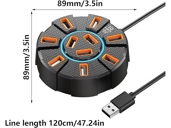 USB Station Expansion Dock 10 Port