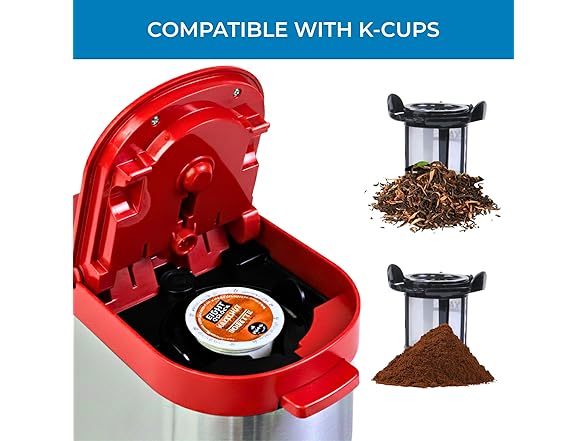 Kenmore Single Serve Coffee Maker Red