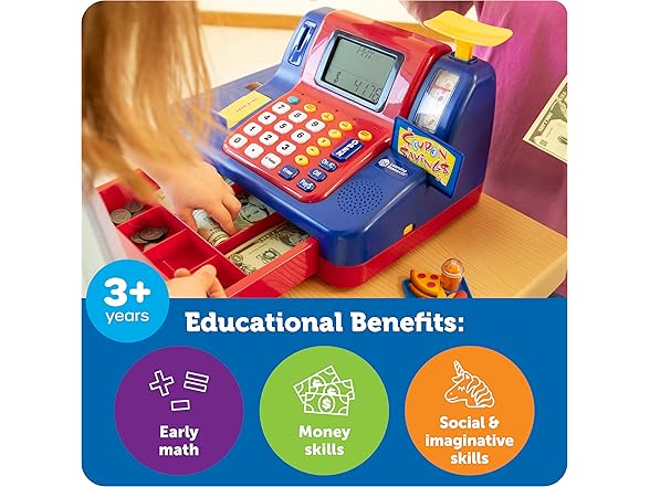 Learning Resources Pretend Teaching Cash Register