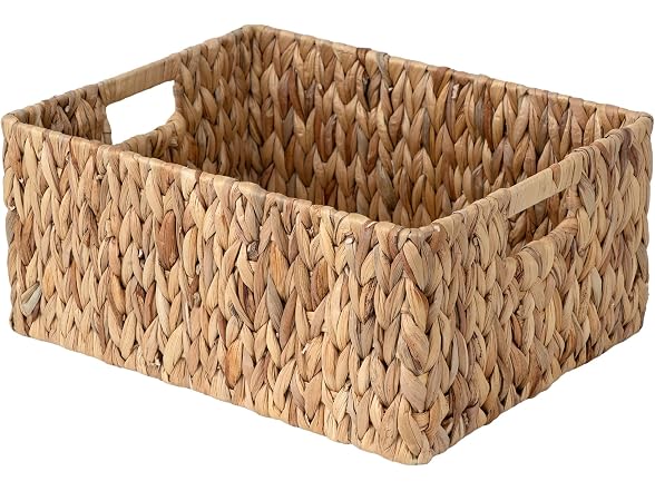 Suptinwear Large Wicker Basket for Organizing