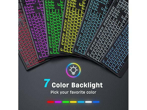 Luzarriba Wired Backlit Keyboard for Mac