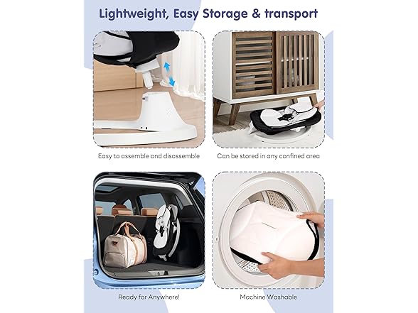 JUITOY Electric Baby Swings