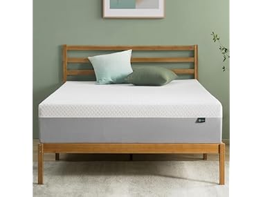 $129.99 Zinus 12" Green Tea Essential Memory Foam Queen Mattress dealfomo