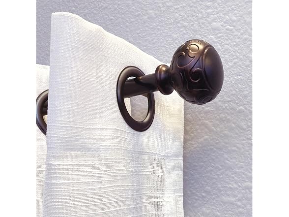 Decopolitan Sorrento Curtain Rod 48-86in