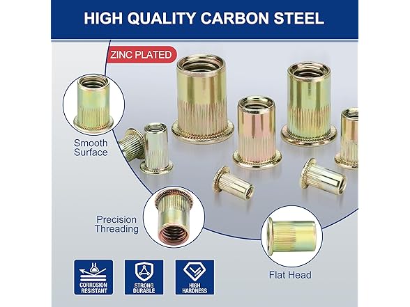 WORKPRO 220pc Metric Rivet Nuts