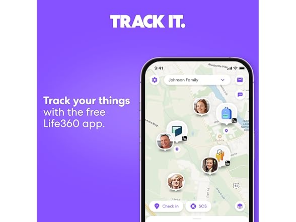 (2 PACK) Tile by Life360 Slim Bluetooth Tracker