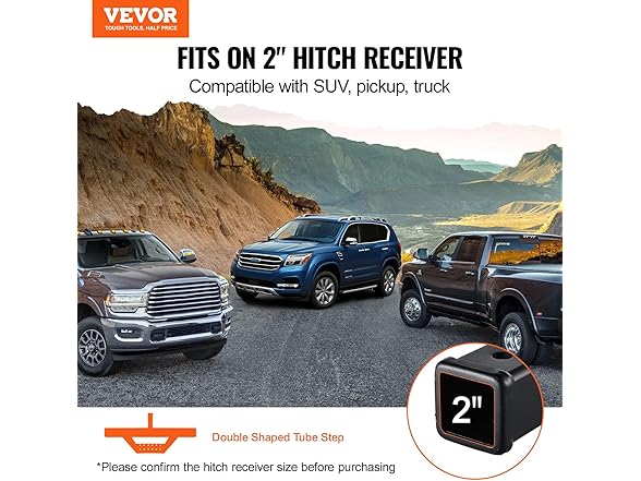 VEVOR Hitch Step for 2 Inch Receiver