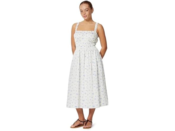 Amazon Essentials Women Woven Cotton Sateen Dress