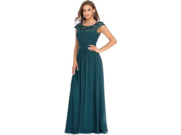 Ever-Pretty Women (US10) Rinestone Chiffon Dress