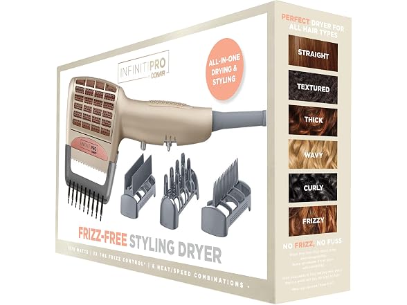 CONAIR 4-in-1 Frizz Free Hair Dryer 1875W
