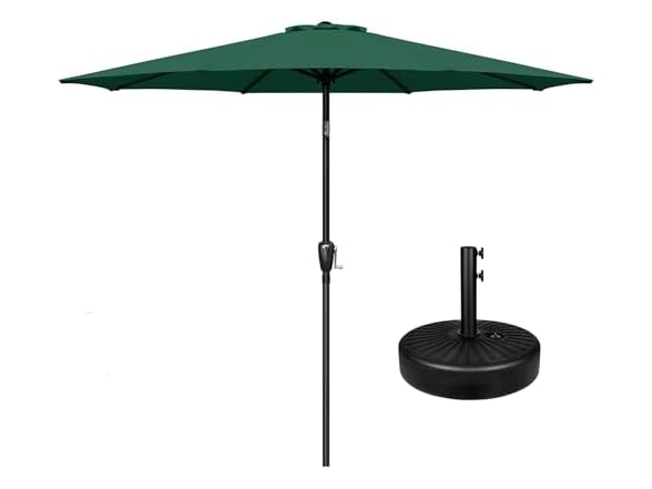 Simple Deluxe Simple Deluxe 9 FT Patio Umbrella with 2