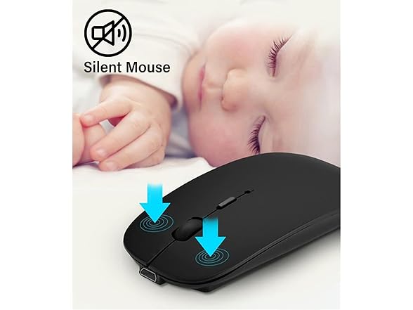 Aigeer Wireless Bluetooth Mouse USB C