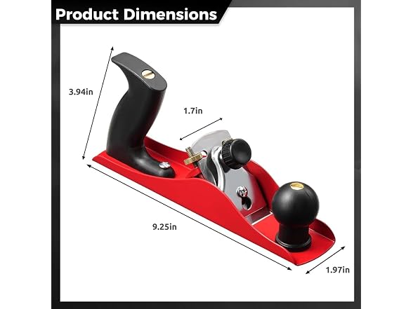 LUMINFLY CON-73 Bench Hand Planer