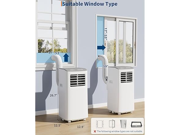 GarveeTech 8,000 BTUs Portable Air Conditioner