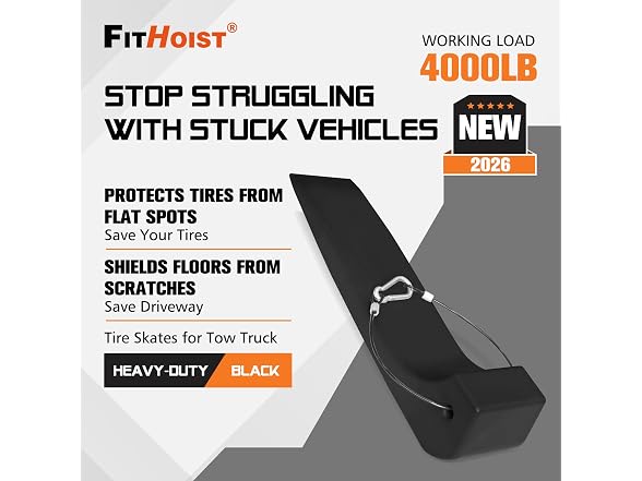 4-Pack Heavy Duty Tire Skates