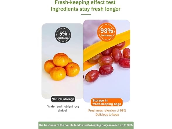 Dishwasher-safe Reusable Storage Bags