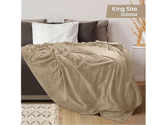 Utopia Bedding Fleece Blanket King Size