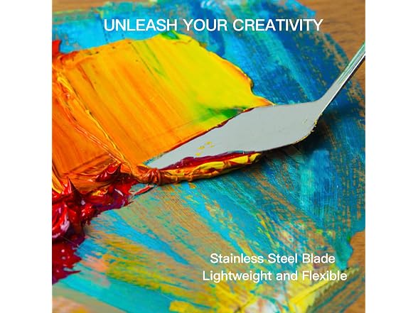 23pcs Paint Brush & Palette Knife Set