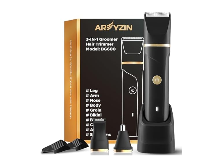 Body Hair Trimmer Men: Manscape 3 in 1