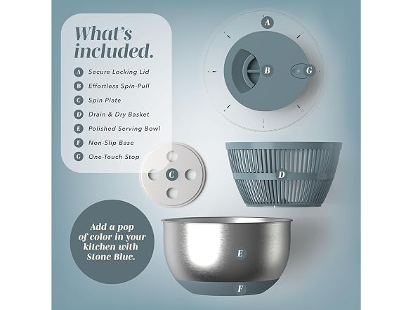 Stainless Steel Salad Spinner