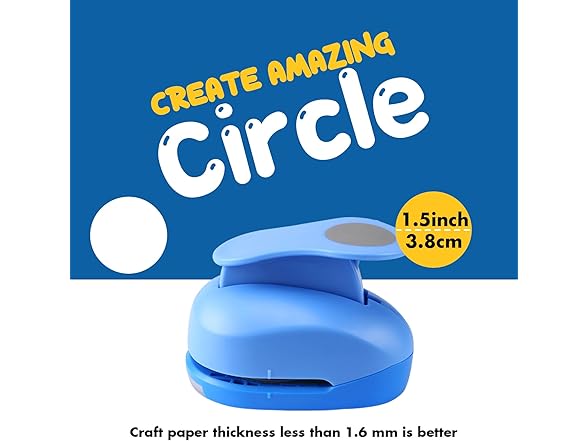 2 Pack 1.5 Circle Paper Punch