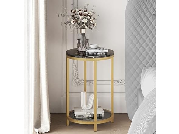 WiberWi Side Table whiteblack