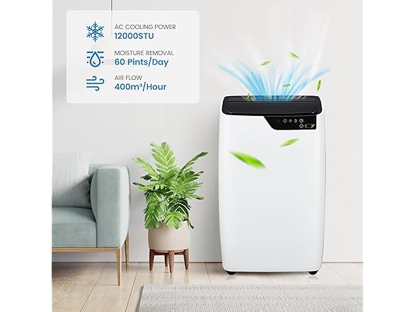 dainslef 12,000 BTU Portable Air Conditioner