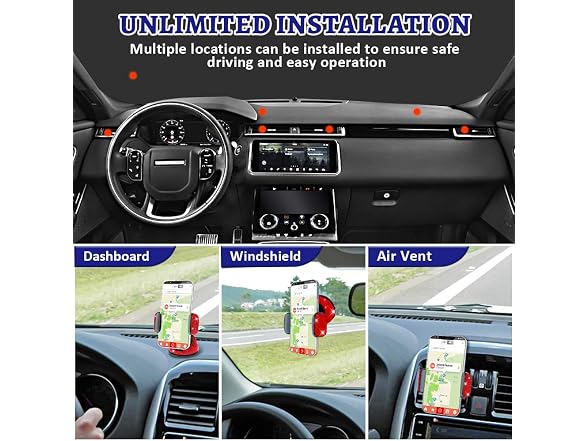 eing Car Phone Mount Bling Crystal Cell