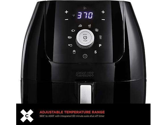 CRUX 6 Qt Digital Air Fryer