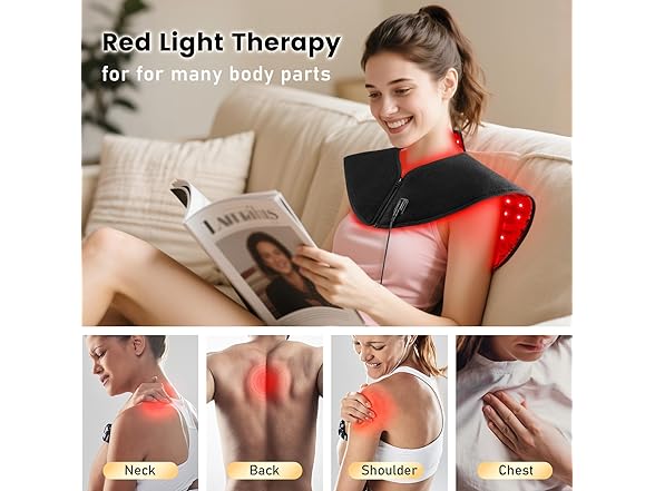 Red Light Therapy Neck/Shoulder 194LED 30W