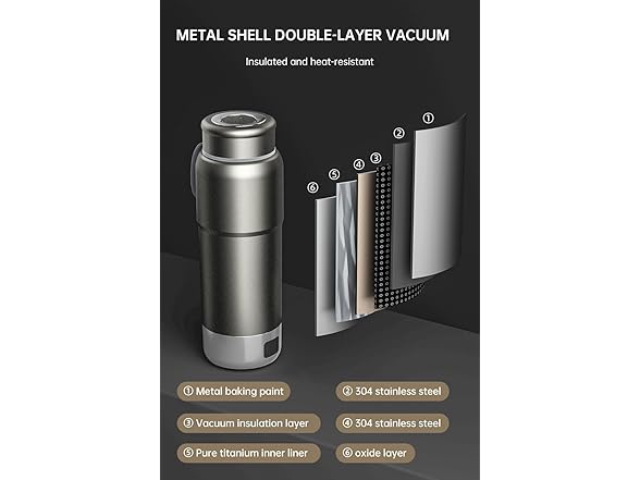 Pure Titanium Travel Kettle