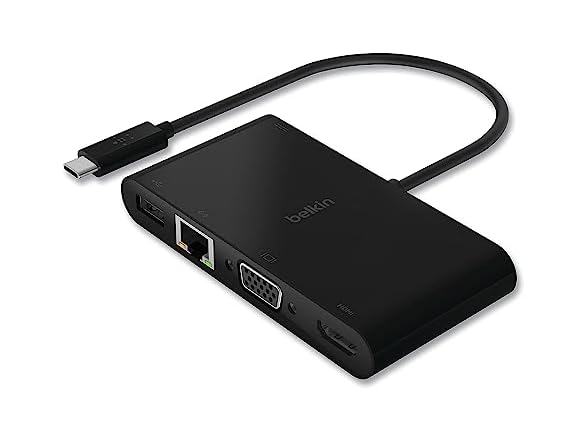 Belkin USB-C Multimedia + Charge Adapter