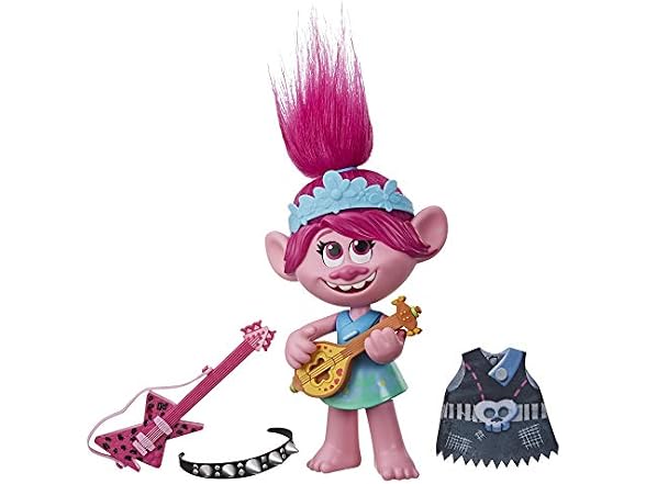 DreamWorks Trolls Pop-to-Rock Poppy Singing Doll
