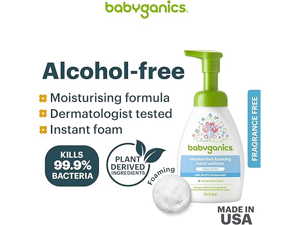 Babyganics Alcohol-Free Foaming Hand Sanitizer
