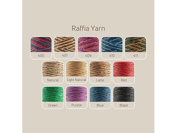 Sensy Premium 274 Yards Raffia Yarn (Red)